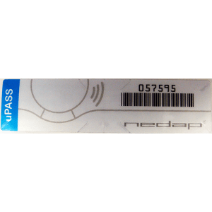 Nedap uPass Tamper Resistant 26 Bit Vehicle Tag Front