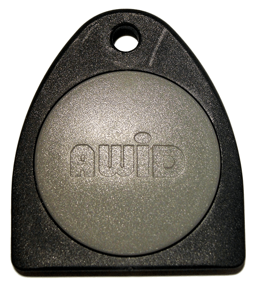 AWID 50 Bit RBH Format Proximity Key Fob Front