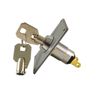 Garage Keyswitch w-Barrel Key Front